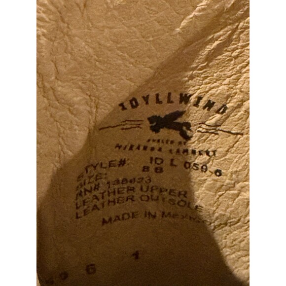 NEW Idyllwind Outlaw Performance Western Boots Comfort Technology Women Size 8B - Picture 10 of 12